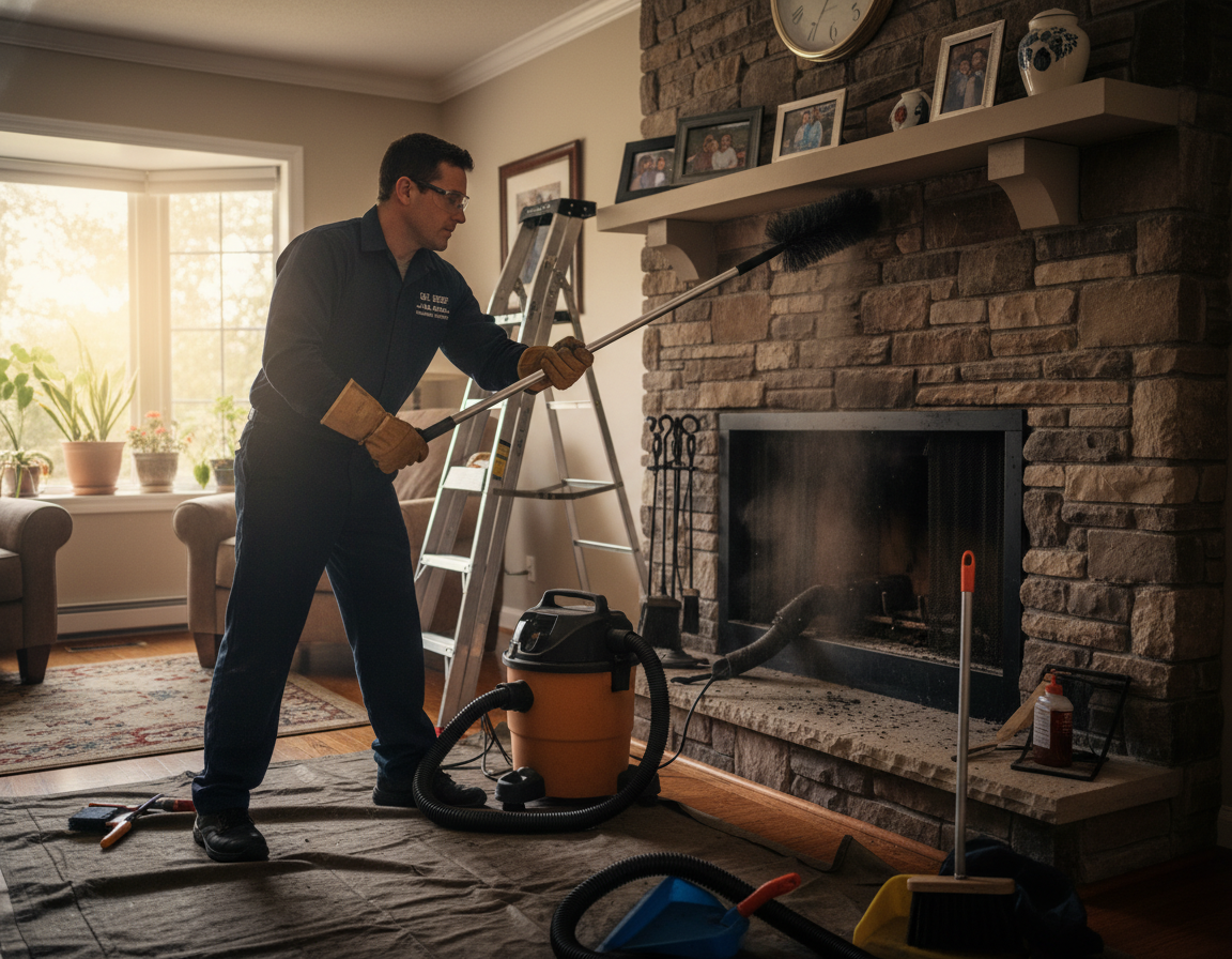 Chimney Sweeping Service Arcadia Ranch Style Homes Specialized For
