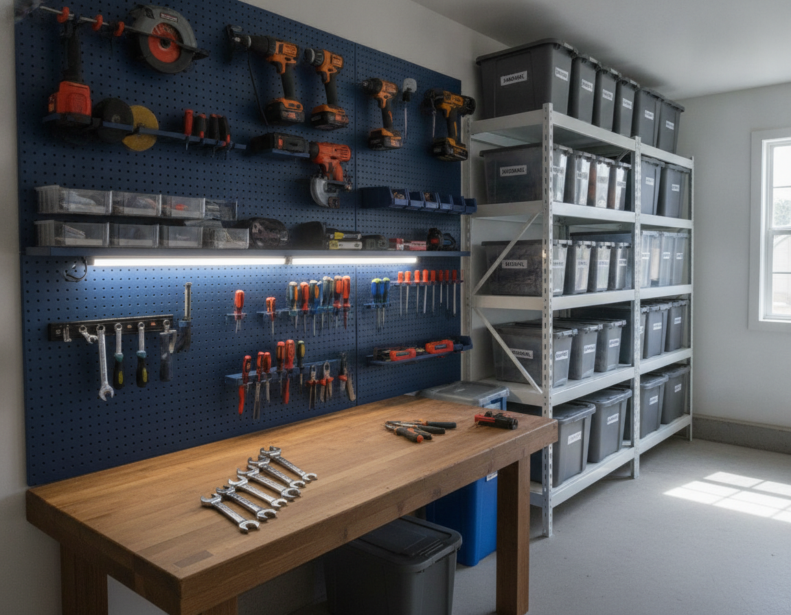 Garage Shop Organization